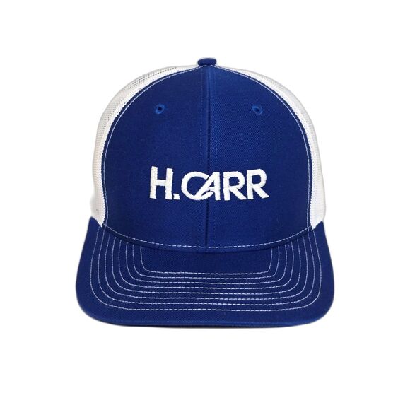 Richardson Other - H. Carr Trucker Snapback Hat | Richardson Style 112 | Royal Blue White
